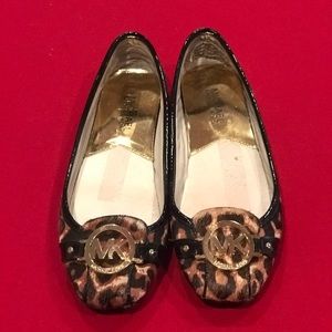 Michael Kors leopard flats